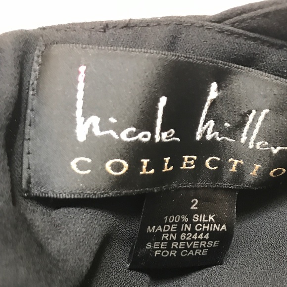 Nicole Miller Collection High Low Silk Dress - Picture 4 of 6